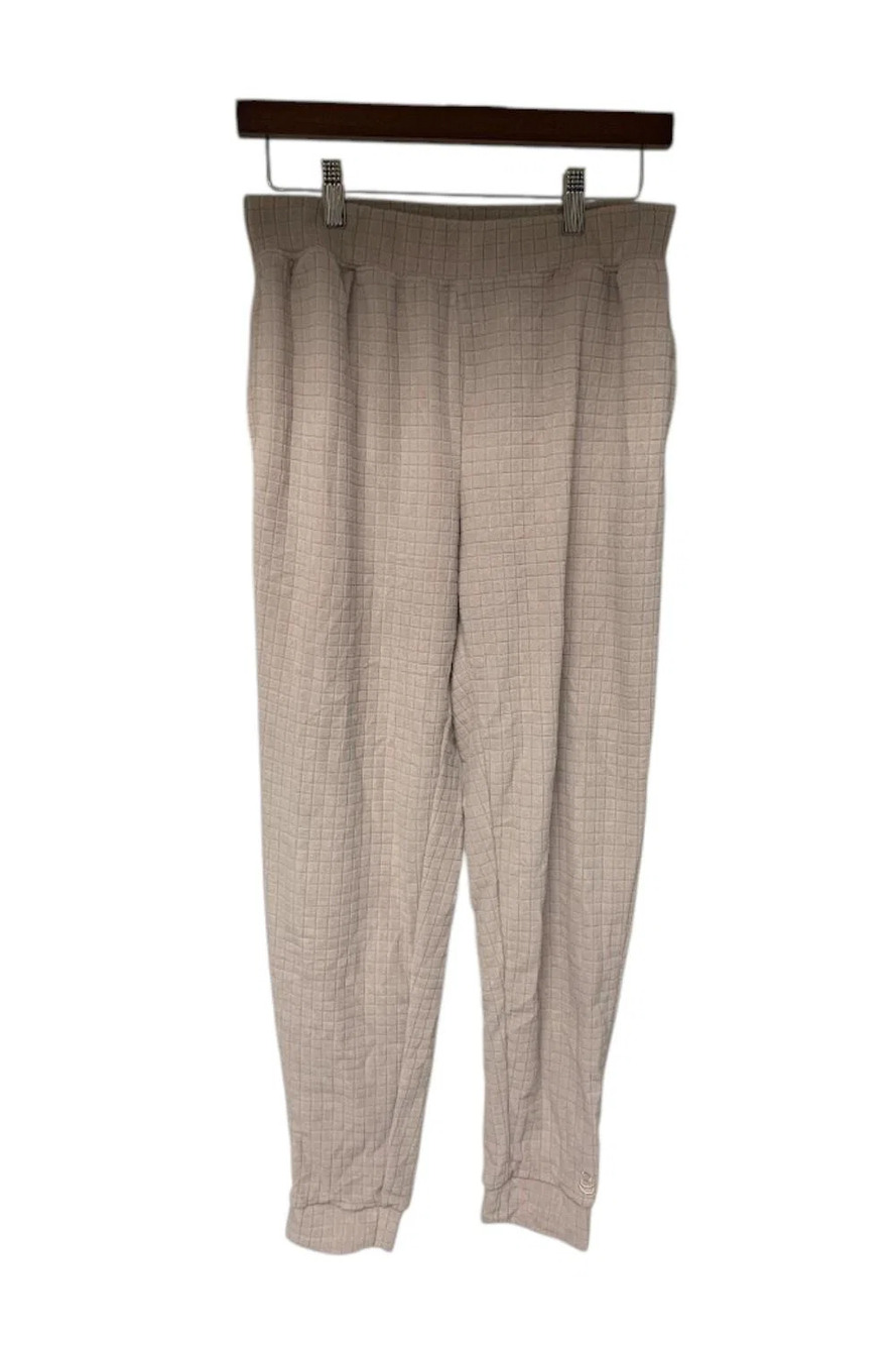 Cuddl Duds Women's Grid Fleece Jogger Oxford Cashmere - Regular